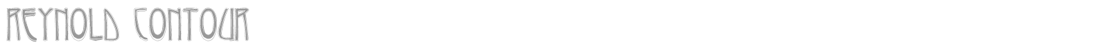 Reynold Art Deco font preview